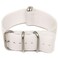 Da Luca Ballistic Nylon Military Watch Strap - White (Matte Buckle) : 24mm