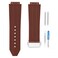 unilabo Rubber Watch Band Compatible for Hublot Big Bang 19mmx 25mmx 22mm Silicone Strap Replacement for men and women wirst watchband, Black (Brown with Buckle)