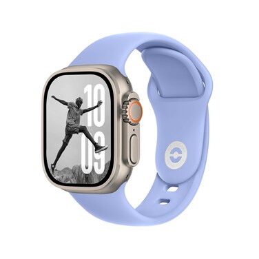 DONEGANI SB Sport Band for Apple Watch Bands Women Ultra 2 49mm, Series 10 46mm, 9 8 7 45mm 41mm, SE 6 5 4 44mm 40mm, 3 2 1 42mm 38mm Men iWatch, Strap Silicone Sky Blue