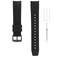 unilabo Rubber Watch Band Compatible for 23mm Citizen E168 BN0085-01E BJ2110 BJ2115-07E BJ2117 Strap Replacement for men and women wirst watchband, Black (23mm, Black Buckle)