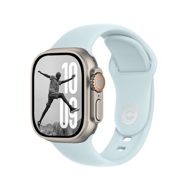 DONEGANI SB Sport Band for Apple Watch Bands Women Ultra 2 49mm, Series 10 46mm, 9 8 7 45mm 41mm, SE 6 5 4 44mm 40mm, 3 2 1 42mm 38mm Men iWatch, Strap Silicone Glacier Blue