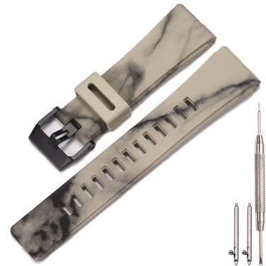 Resin Replacement Watch Band Compatible with Casio G-Shock GA-2200 GA2200 GA2000 GA-2000 Men's Sport Rubber Watch Accessories (Camouflage khaki)