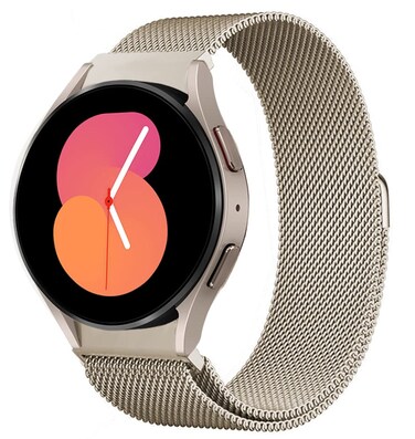 Milanese Bands for Samsung Galaxy Watch 6/5/4/7/FE Band 40mm 44mm/Classic 47mm 43mm 46mm 42mm Women/Men,Magnetic Loop Strap for Samsung Galaxy watch 5 Pro band 45mm,No Gap Metal Mesh Correa Wristband