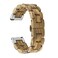 AIYIBEN Quick release Watch Band, natural wood Watch Band, choice of strap colour and width 18mm, 19mm, 20mm, 21mm, 22mm, 23mm or 24mm (24mm, Zebra)