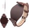 XIW Compatible for 18mm Fossil ES4286 ES4114 ES4113 ES3838 ES3748 ES3625 ES3616 ES3615 Leather Watch Band Replacement for women Wirstband Strap men Bracelet, Black