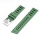 StrapHabit Quick Release Pro Diver Rubber Watch Strap Band FKM 20mm 22mm (Green, 20mm)