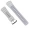 Fit for Casio G-shock GA-2100 Bands, GA-2110 Series Quickfit Soft Resin Replacement Watch Straps Wristbands Bracelet for GA2100/GA2110 (Clear, Silver Buckle)