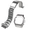 Korlexchi MOD Kit Metal Watchband and Watch Case Compatible with Casio For G-SHOCK Men's DW-H5600 316 Stainless Steel Bracelet Band Strap and Bezel (DW-H5600, Silver Set)
