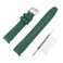 JETHENG Men's Rubber Strap Replacement for 20mm Rolex Yacht-Master Daytona GMT-Master Oyster Submariner Ladies outdoor work waterproof silicone watch band wrist strap buckle, Army Green