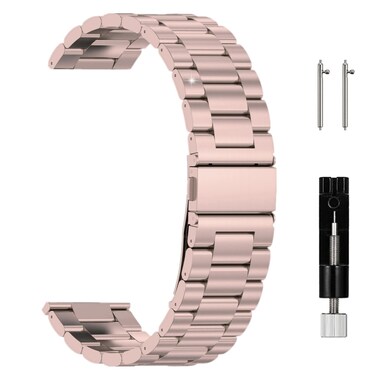 JUSUTEK 2025 Universal Titanium alloy Watch Band 16/18/20/22mm Metal Watchband Quick Release Strap Watch Band Titanium Bands Compatible for Men Women (Titanium, 20MM)