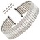 Gilden Gents Expansion 17-22mm Extra-Long Stainless Steel Watch Band 534-SL (7 1/4" Long, Stainless Steel)
