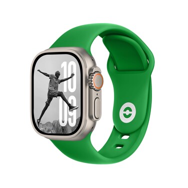 DONEGANI SB Sport Band for Apple Watch Bands Women Ultra 2 49mm, Series 10 46mm, 9 8 7 45mm 41mm, SE 6 5 4 44mm 40mm, 3 2 1 42mm 38mm Men iWatch, Strap Silicone Green Christmas