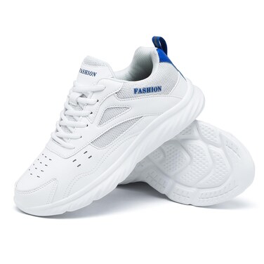 DARIBOM Tennis Shoes Womens Mens Non Slip Pickleball Shoes Lightweight Fashion Indoor Outdoor Court Shoes Casual Walking Volleyball Shoes White