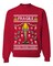 Wild Bobby Fragile Leg Lamp Movie Ugly Christmas Sweater Unisex Crewneck Graphic Sweatshirt, Red, Large