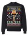 Wild Bobby Fragile Leg Lamp Christmas Story Funny Xmas Ugly Christmas Sweater Unisex Crewneck Graphic Sweatshirt, Black, 3X-Large