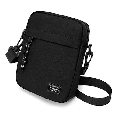 MDJYMYZ Cell Phone Shoulder Bag Men, Crossbody Cell Phone Sling Bags Men, Vertical Mobile Phone Crossbody Purse Holster Zipper Pocket