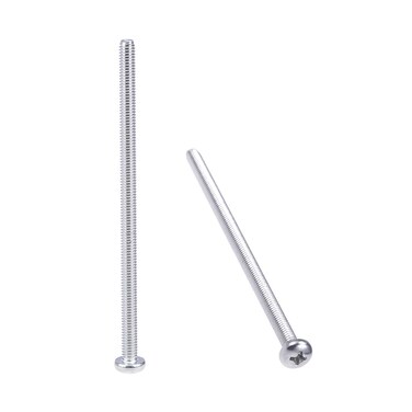uxcell M4x80mm Machine Screws Pan Phillips Cross Head Screw 304 Stainless Steel Fasteners Bolts 10Pcs
