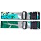 Teeoff Luggage Straps Suitcase Belts Travel Bag Accessories Adjustable 220CM (Geometric Deer - 2 Pack)