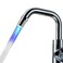 Light Up Water Faucet, Growing Blue Color LED Water Faucet Light Water Stream Colorful Faucet Tap Sink Faucet for Kitchen and Bathroom