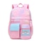 RLXGCZ School Backpack for Girls Rainbow Kids Backpack Cute Backpack for Back to School Laptop Travel Bag With pencil Case (Blue Set)