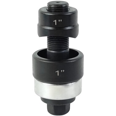 AMZCNC Manual Knockout Punch Kit, Heavy Duty Metal Sheet Knock Out Box Hole Cutter Conduit Punch Driver Die Set ((Conduit Hole Size) 1" Knockout Punch)