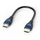 ApoJodly 4K Short HDMI Cable 6 inch, HDMI Cord 0.5FT High Speed HDMI to HDMI Cable 2.0(4K@60Hz, 2K@144Hz, 1080P@120Hz, 18Gbps, HDR, 3D, HDCP 2.2, ARC) for HDTV, Switch, PS4/PS5, Xbox, Blu-ray, Monitor