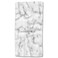 HGOD DESIGNS White Marble Hand Towels,Elegant White Marble Print with Black Textured Pattern 100% Cotton Soft Bath Hand Towels for Bathroom Kitchen Hotel Spa Hand Towels 15"X30