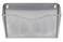 EasyPAG Wall Mount File Holder Mesh Single Pocket Hanging File Organizer Magzine Folder Basket Paper Rack for Office and Home,Silver