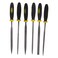 6pcs Rasp File 140x3mm Woodworking Files Comfortable Hand Grip Handles Precision Carving Detailed Work
