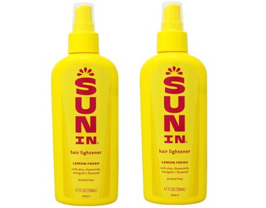 Sun-in Hair Lightener Spray Lemon 4.7 Fl Oz (Pack of 2)