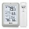 Indoor Outdoor Thermometer Hygrometer Wireless Weather Station, Temperature Humidity Monitor Battery Powered Inside Outside Thermometers with 330ft Range Remote Sensor and Backlight Display