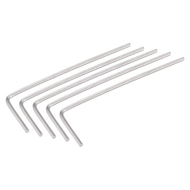 uxcell 0.9mm Hex Key Wrench, L Shaped CR-V Repairing Tool 5 Pcs
