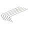 uxcell 0.9mm Hex Key Wrench, L Shaped CR-V Repairing Tool 5 Pcs