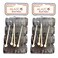 ALAZCO 8 pc Vintage Style Hair Rollers XLarge BRUSH ROLLERS &amp; 8 PINS (8 XL Rollers)