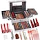 UNIFULL 132 Color All- In- One Makeup For Women Full Kit,Professional Makeup Kit,Makeup Gift Set for Women,Girls&amp;Teens,Include eyeshadow/lipstick/concealer/Lip Gloss/Eyeliner/Mascara（006N2-Silver）