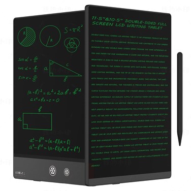 Ksequ LCD Writing Tablet for Adults- 10.5&Prime; LCD Writing Tablet,Double-Sided Full Screen,Digital Notepad for School,Office,Home,Erasable,Reusable