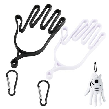 Cosmos 2 Pcs Golf Gloves Stretcher Support Frame Golf Gloves Holder Hanger Keeper Rack Golf Gloves Dryer Shaper Tool Accessories for Men Women Golfer Gloves Maintenance