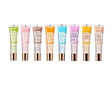 Ruby Kisses Broadway Vita-Lip Clear Lip Gloss - Moisturizing, Hydrating, Nourishing with Mint, Rosehip, Coconut, Mango, Argan, Honey &amp; Shea