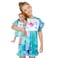 Girl &amp; Doll Matching Pajamas Unicorn Outfit Clothes for Girls and 18" Dolls Pajama Sets (Doll Not Included), Colorful Aqua, 7-8 Years