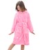 Doctor Unicorn Soft Hooded Rainbow Bathrobe Sleepwear for Girls (Pink White Star Dots, 10-11 Years)