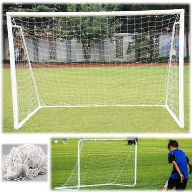 Soccer Net, Soccer Goal, Football Netting Soccer,Polypropylene Fiber Full Size Football Net Football Kicking Net Soccer Goal Post Net Replacement for Backyard Playground(6X4FT)