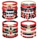 Landical 36 Pcs Football Game Day Heishi Bracelets for Women Red Blue Spirit Day Accessories Stackbale Clay Bracelets Beaded Stretch Bracelet Football Mom Accessories Outfits Jewelry Gifts