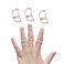 SOFT HOME 3 Pack Oval Finger Splints Waterproof Finger Splint for Arthritis, Trigger Finger,Mallet Fingers - Trigger Finger splints For Thumb, Index, Middle, Pinky or Ring Finger