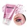 Mysense Pink Body Glitter Gel, Singer Concert Outfits Face Glitter Makeup, Music Festival Rave Face Eye Hair Accessories, Chunky Glitter Mermaid Sequins, Sparkling Glitter Face Paint for Women, 30g