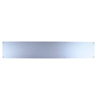 SKANDH Aluminum Door Kick Plate 6 X 34-Inch, Satin Anodized Finish