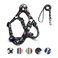 QQPETS Dog Harness Leash Set Adjustable Heavy Duty No Pull Halter Harnesses for Small Medium Large Breed Dogs Back Clip Anti-Twist Perfect for Walking (S(14"-20" Chest Girth), Space)