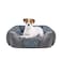 INVENHO Medium Dog Bed for Large Medium Small Dogs, Rectangle Washable Dog Bed, Orthopedic Dog Bed, Soft Calming Sleeping Puppy Bed Durable Pet Cuddler with Anti-Slip Bottom M(25"x21"x8")