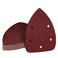 240 Grit Mouse Sander Sandpaper, Jamiikury 5 Hole Detail Sander Sandpaper Palm Sander Paper Mouse Sanding Pads Hook and Loop Sanding Sheets - Pack of 20