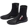 Skyone Neoprene Dive Boots Men Women, Surf Booties Scuba Diving Boots 5MM, Wetsuit Booties Scuba Shoes with Anti-Slip Premium Rubber Sole for Sailing Snorkeling Boating (Black, Mens 7 / Womens 8)