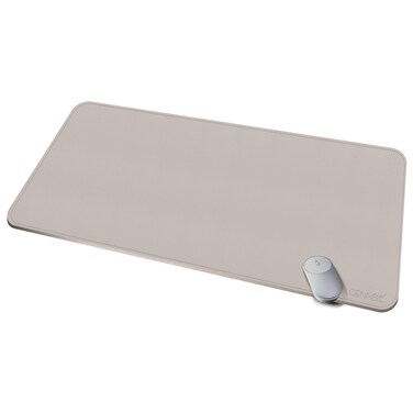 CENNBIE 39.3" x 19.6" Leather Desk mat,Desk mats on top of desks, Perfect Desk Mate for Office and Home, Rectangular, Large(Cream Color)